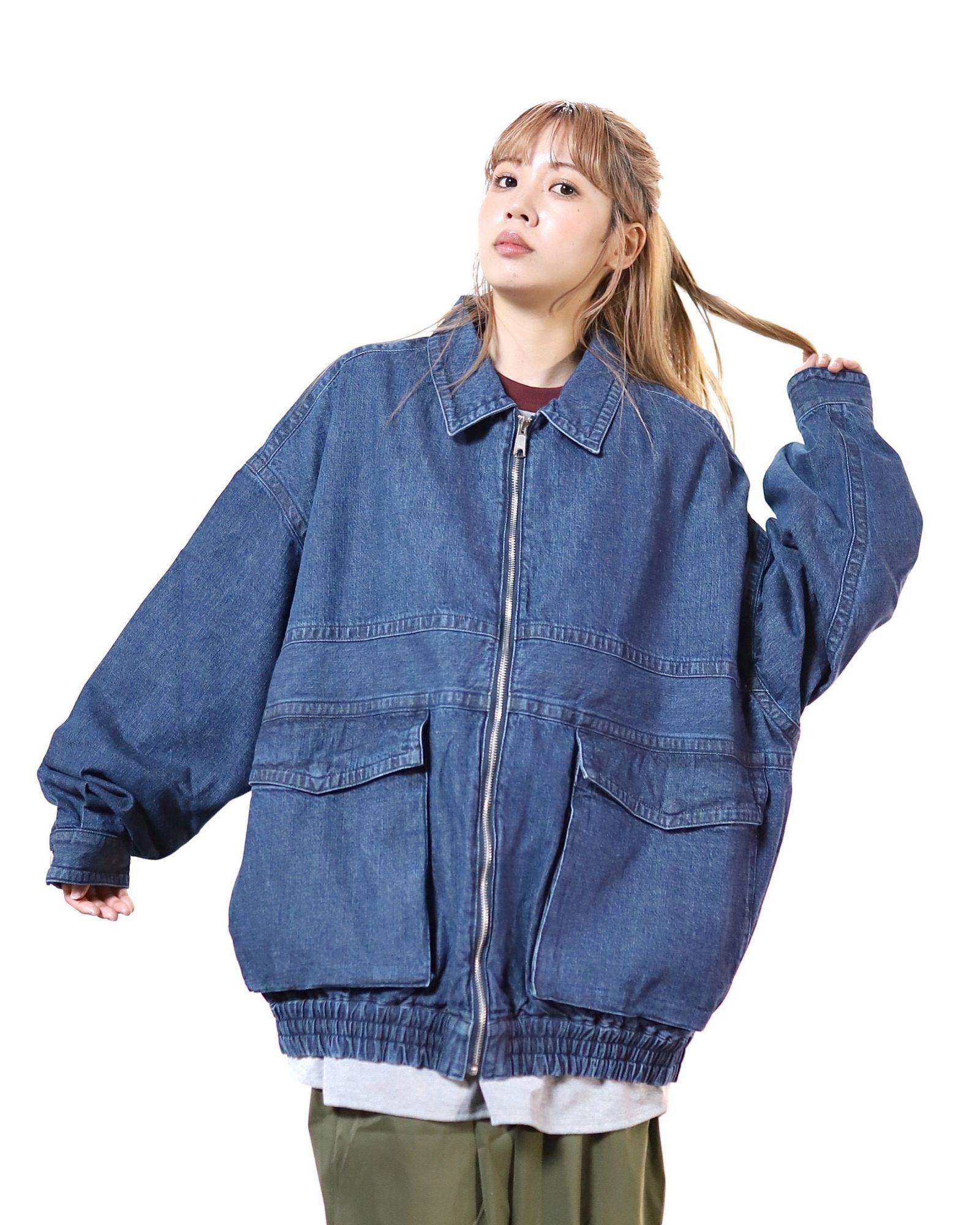 S.F.C-Stripes For Creative- 新作DENIM BLOUSON style.2024.2.23