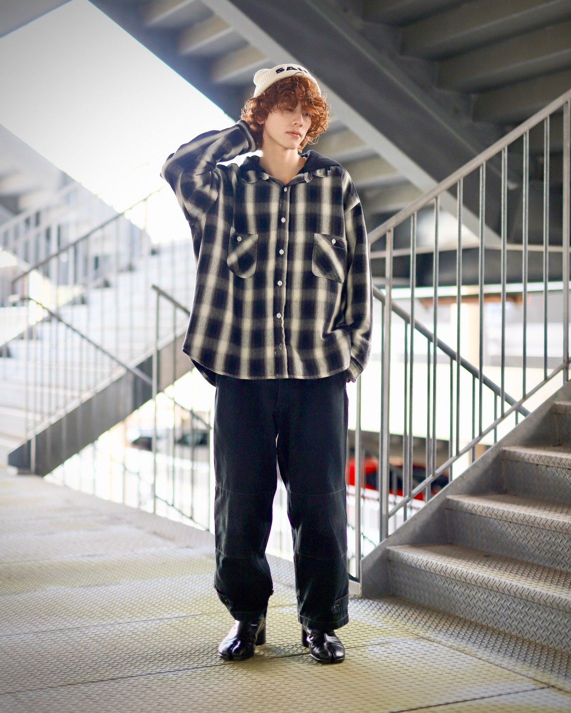 SAINT Mxxxxxx セントマイケル 23AW CHECK SHIRT PARKAスタイル | 3960