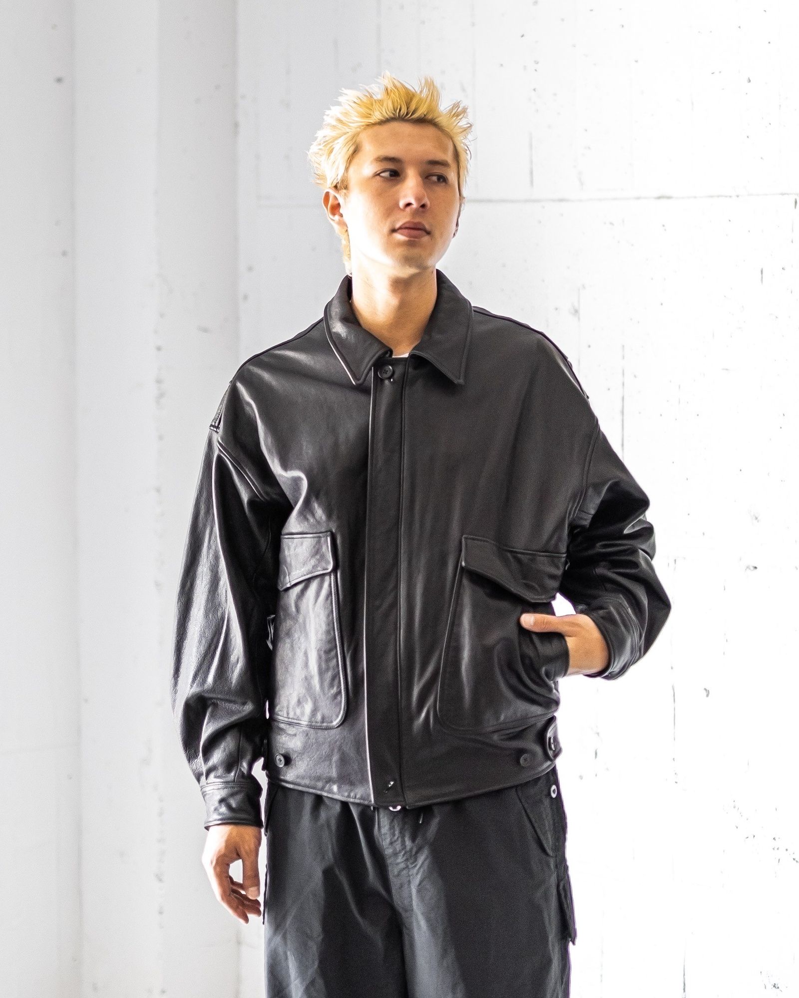 YOKE LEATHER FLIGHT JACKET 新作発売！ | 7109 | MARK