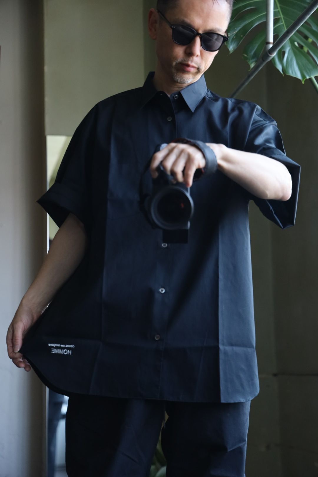 COMME des GARCONS HOMME - コムデギャルソンオム25SS 綿ブロードS/S