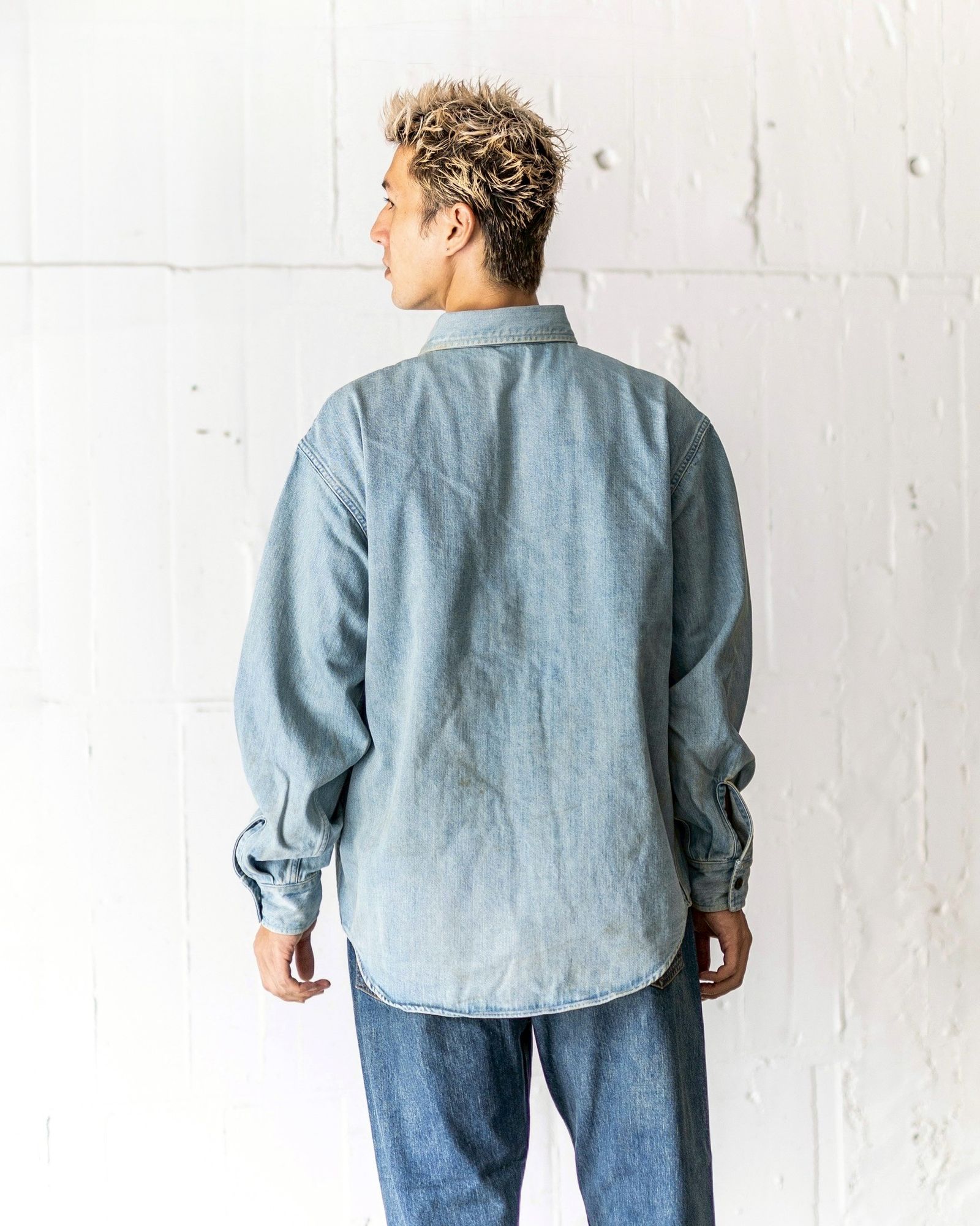 A.PRESSE Vintage Denim CPO Shirt 8月9日(土)新作発売！ | 7002 | MARK