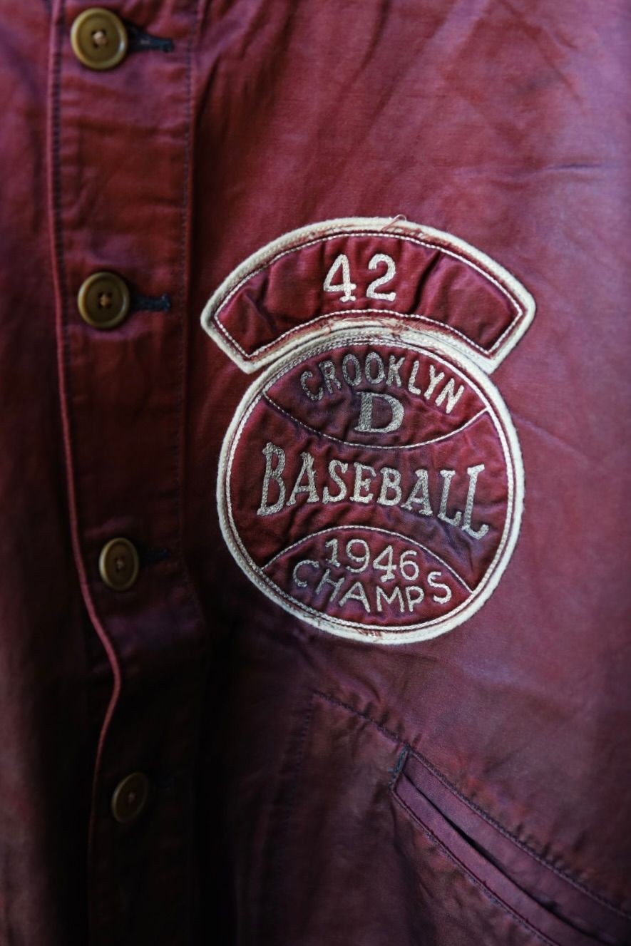 BOWWOW - BOW WOW 25FWバウワウ BASEBALL CHAMPION SATIN JACKET AGED