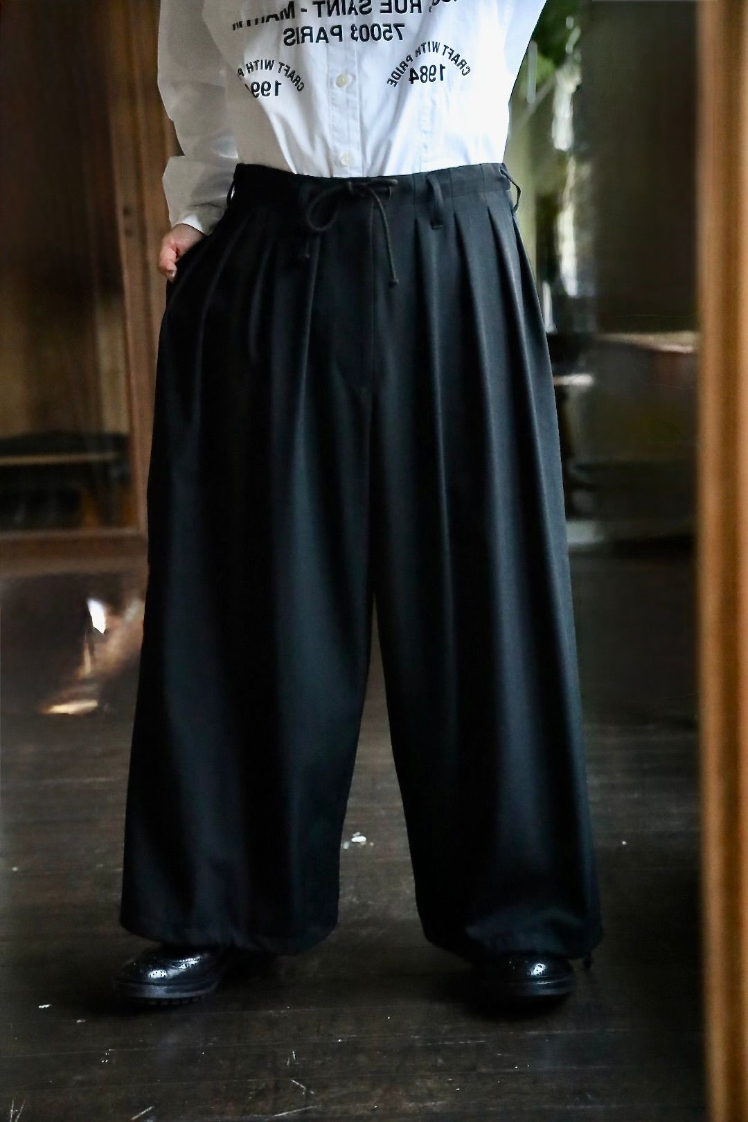 yohji yamamoto - ヨウジヤマモト STANDARD BALLON PANTS(HP-P13-100-2