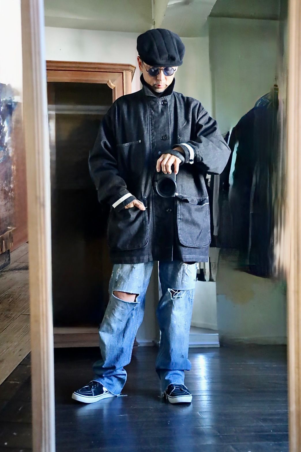 YOKE - ヨーク 25FW コート Denim Coverall Half Coat(YK25FW01065C