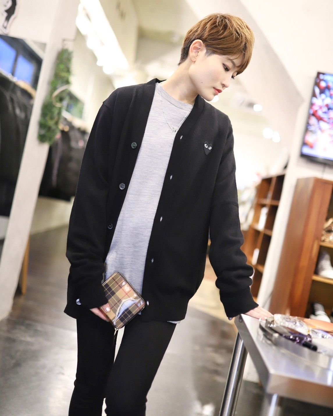 PLAY COMME des GARCONS PLAY CARDIGAN | MARK