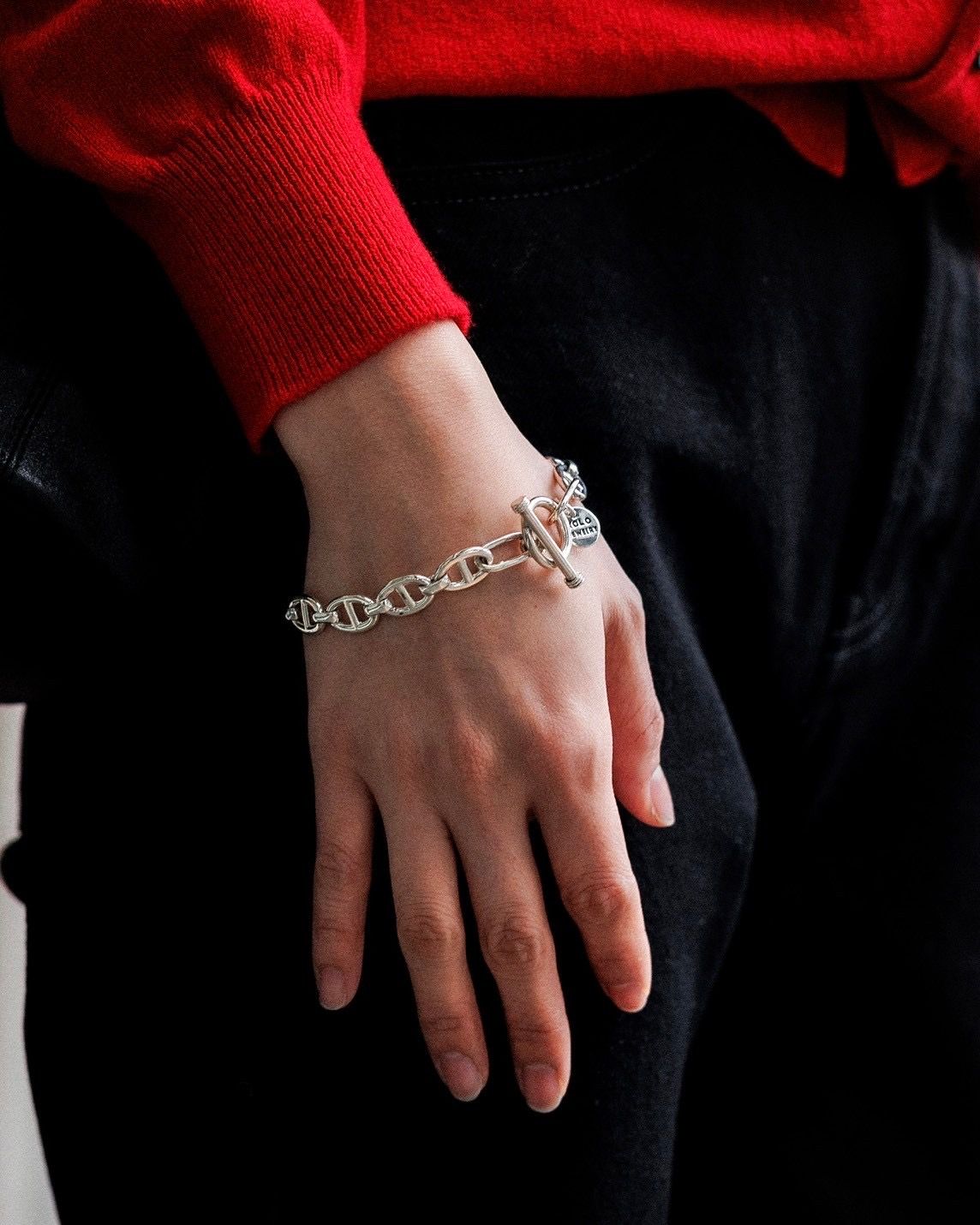 XOLO - XOLO JEWELRY ショロジュエリー / Anchor Link Bracelet-10mm