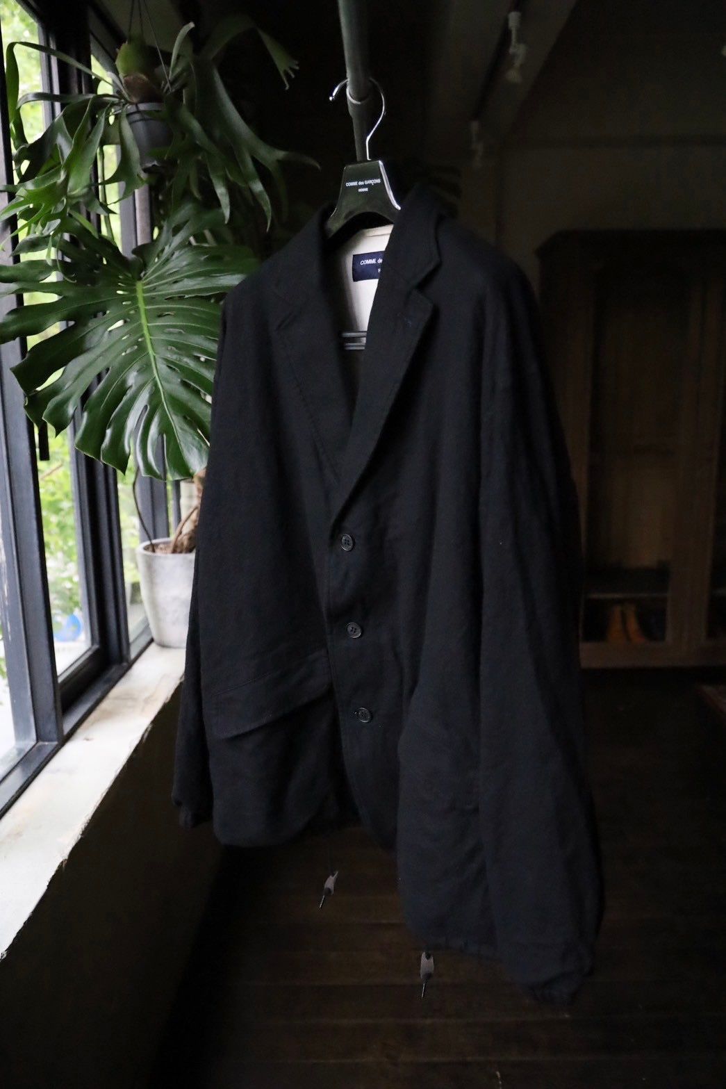 COMME des GARCONS HOMME - コムデギャルソンオム24AWウールサージ縮絨