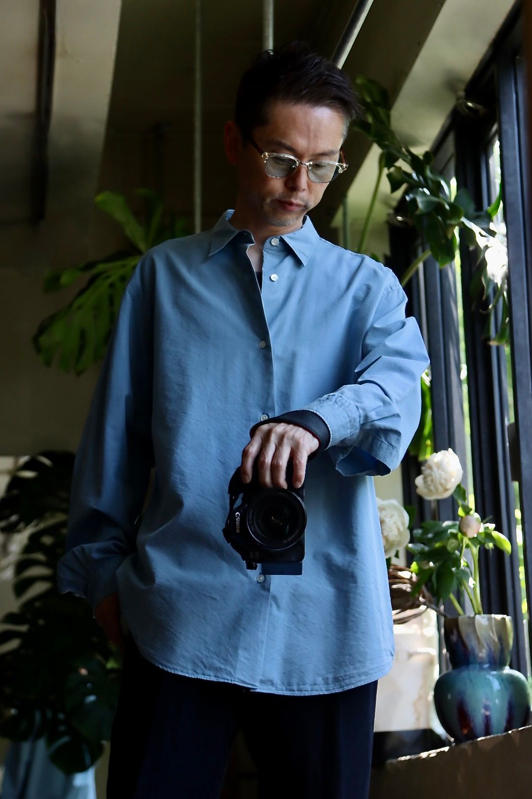 A.PRESSE Regular Collar Shirtスタイル2023.5.25. | 3319 | MARK