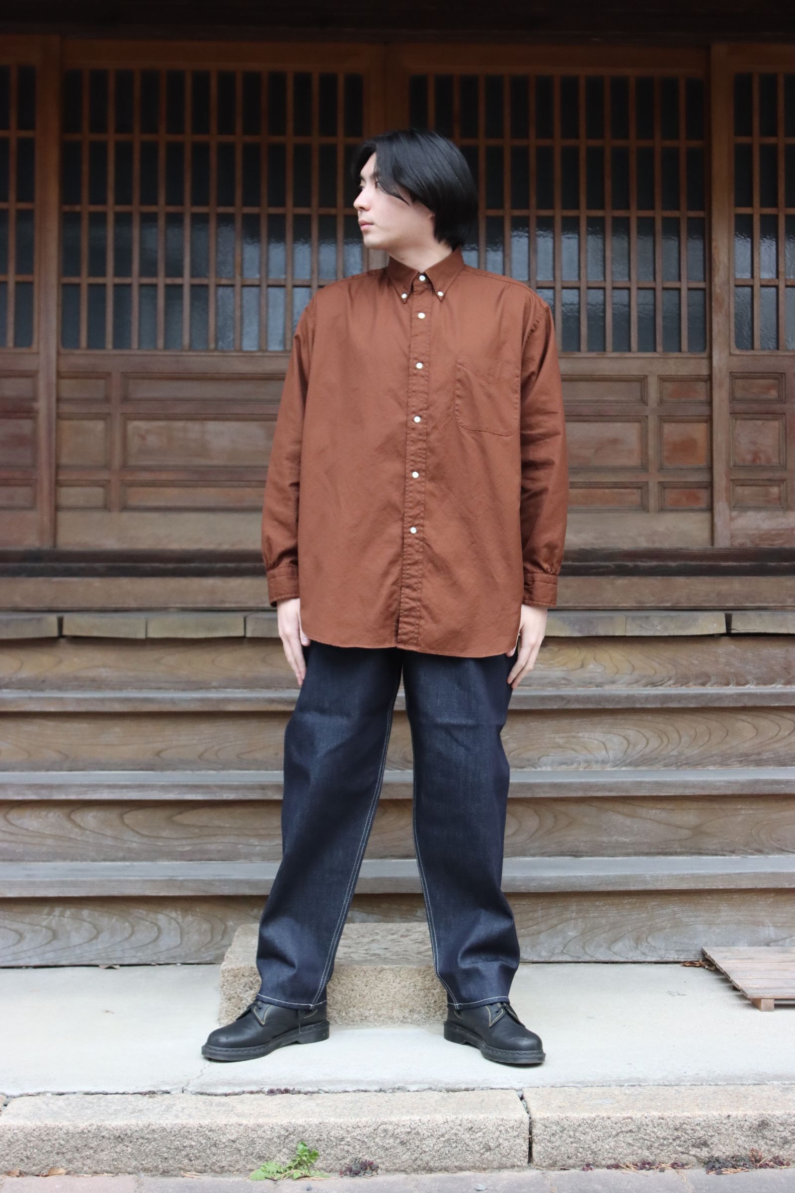 A.PRESSE BD Oxford Shirt(22SAP-02-05H)BROWN style | 2202 | MARK
