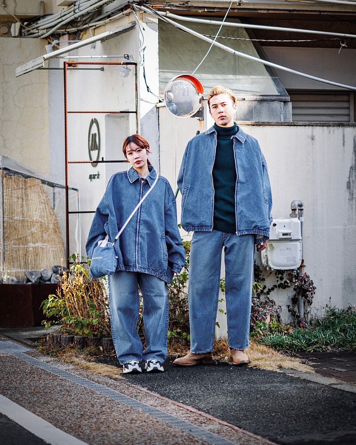 S.F.C HOODIE WASHED DENIM JACKET セットアップスタイル 1月25日(土