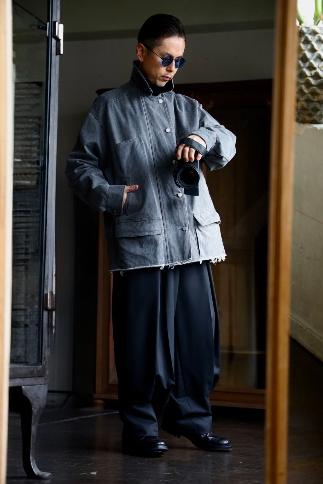 YOKE - ヨーク25SS カバーオールCOTTON CUT-OFF COVERALL JACKET