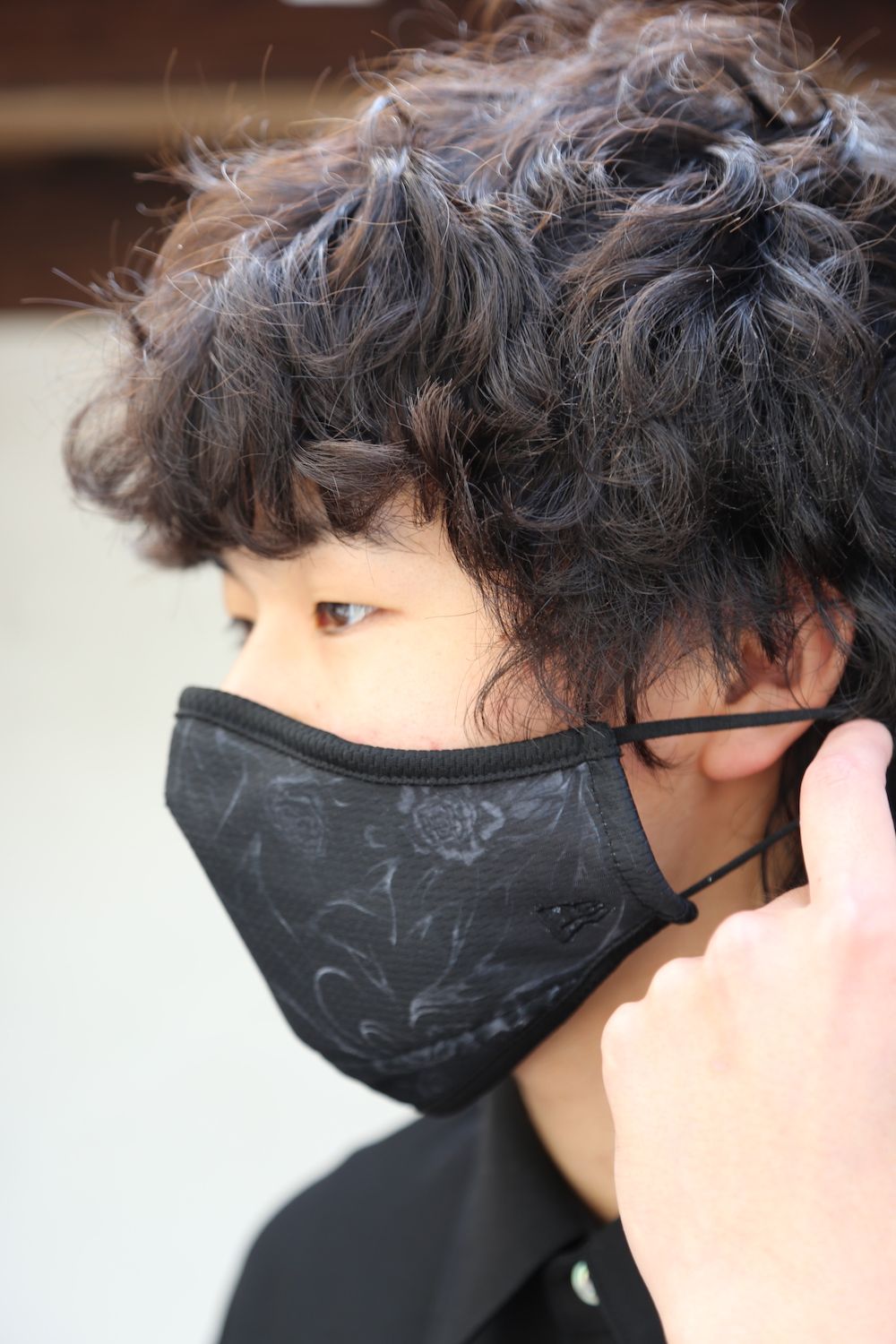 Yohji Yamamoto×NewEra MASK FACE COVERINGSマスクYohji Yamamoto