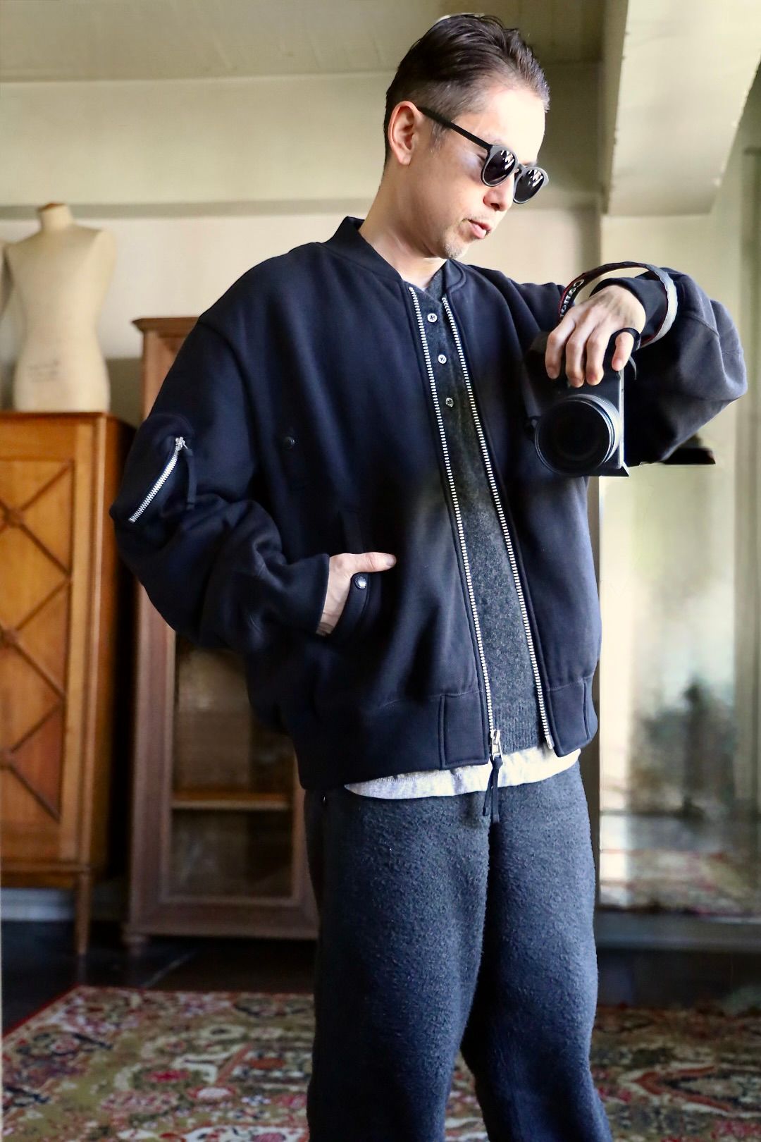 COMME des GARCONS HOMME - コムデギャルソンオム25FW 綿ウール裏毛MA