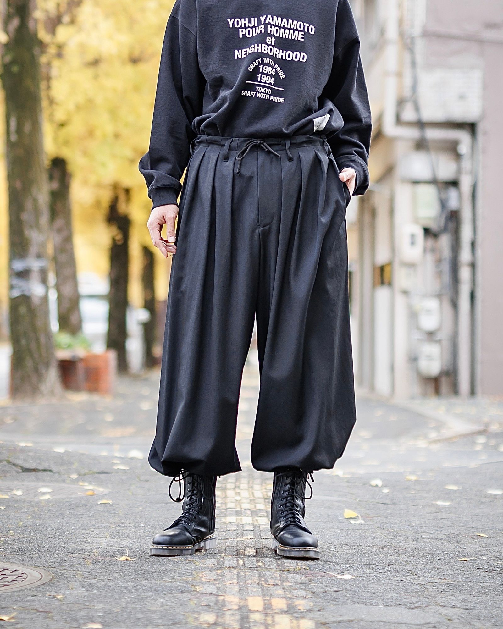 yohji yamamoto - ヨウジヤマモト STANDARD BALLON PANTS(HP-P13-100-2