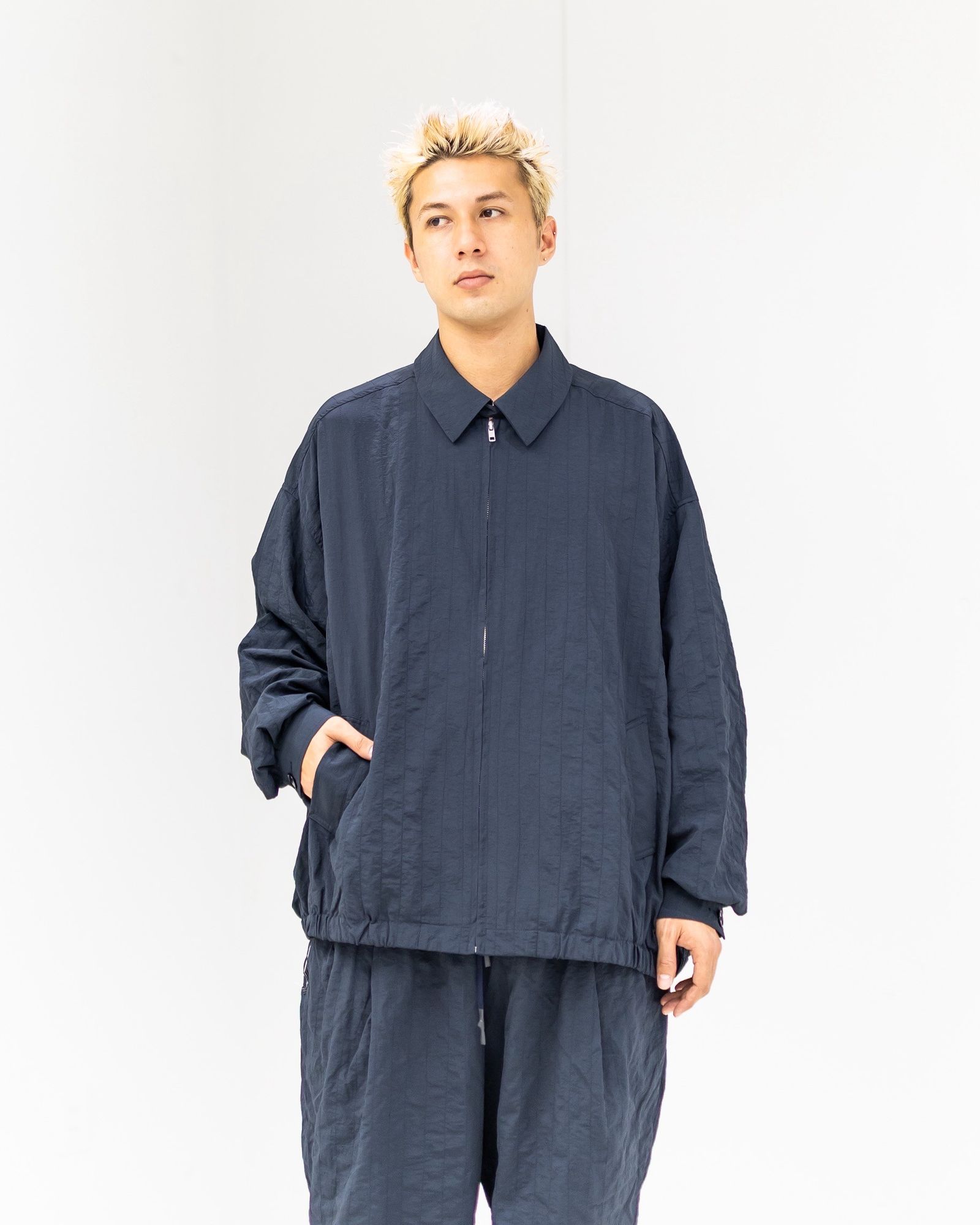 SFC 25 FW STITCHED NYLON SWING TOP (NAVY) 9月20日(土)新作発売