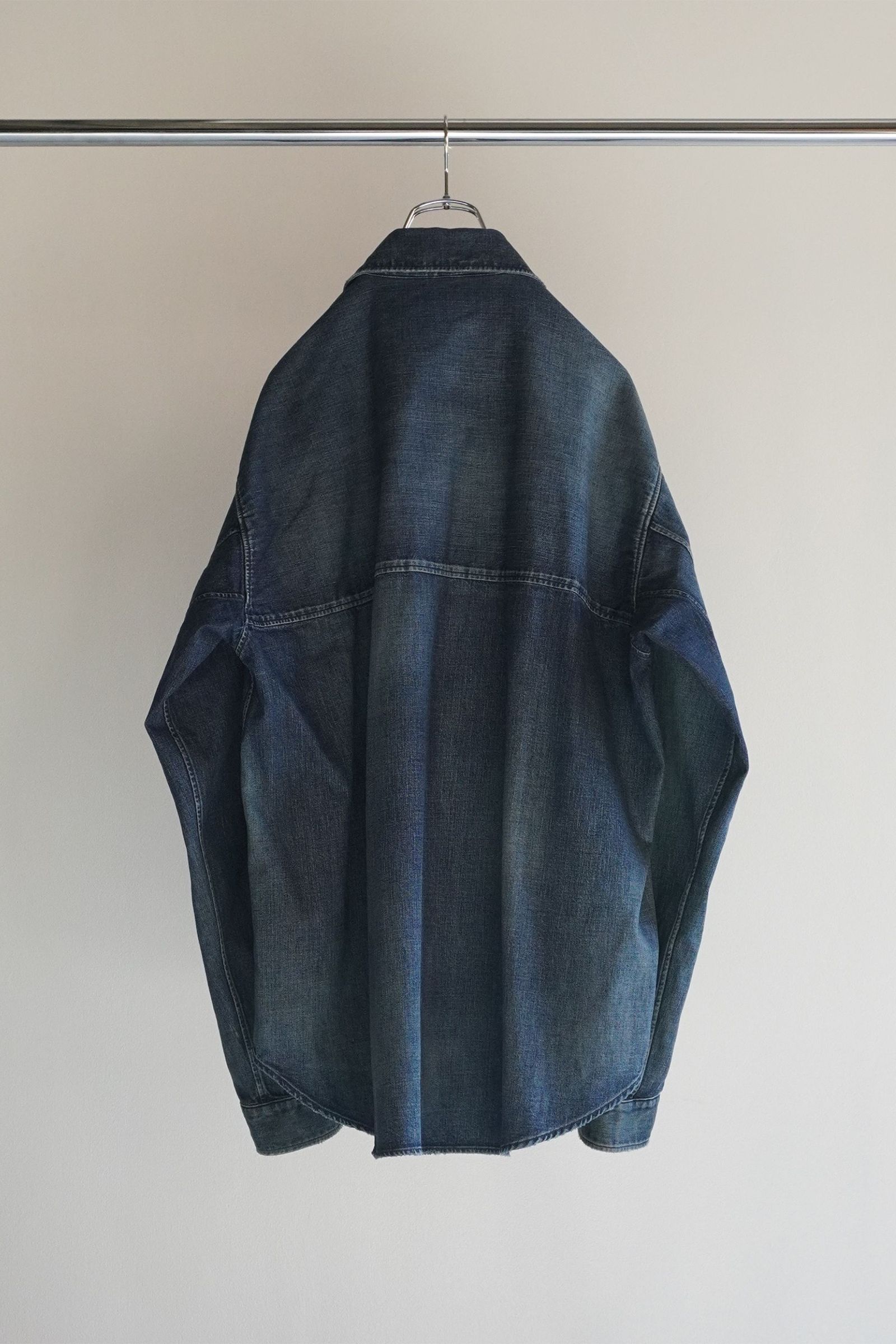 ANCELLM - DRESS DENIM SHIRT | BLACK | シャツ | NapsNote