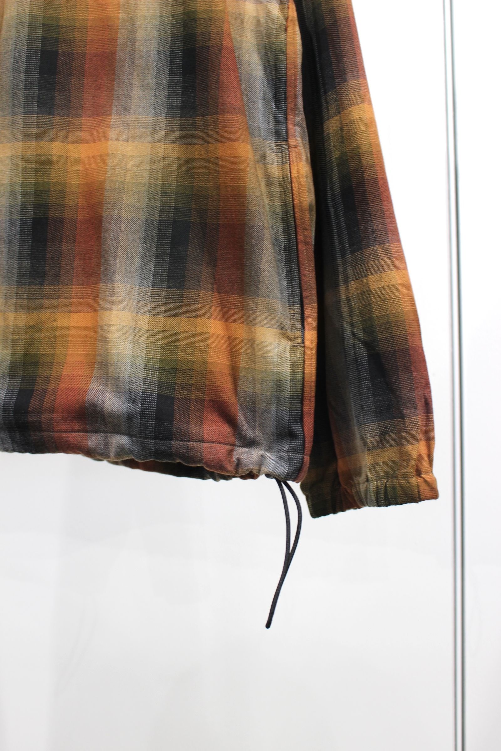 ANCELLM - R/C CHECK PULL OVER SHIRT | RED BLACK | シャツ | NapsNote