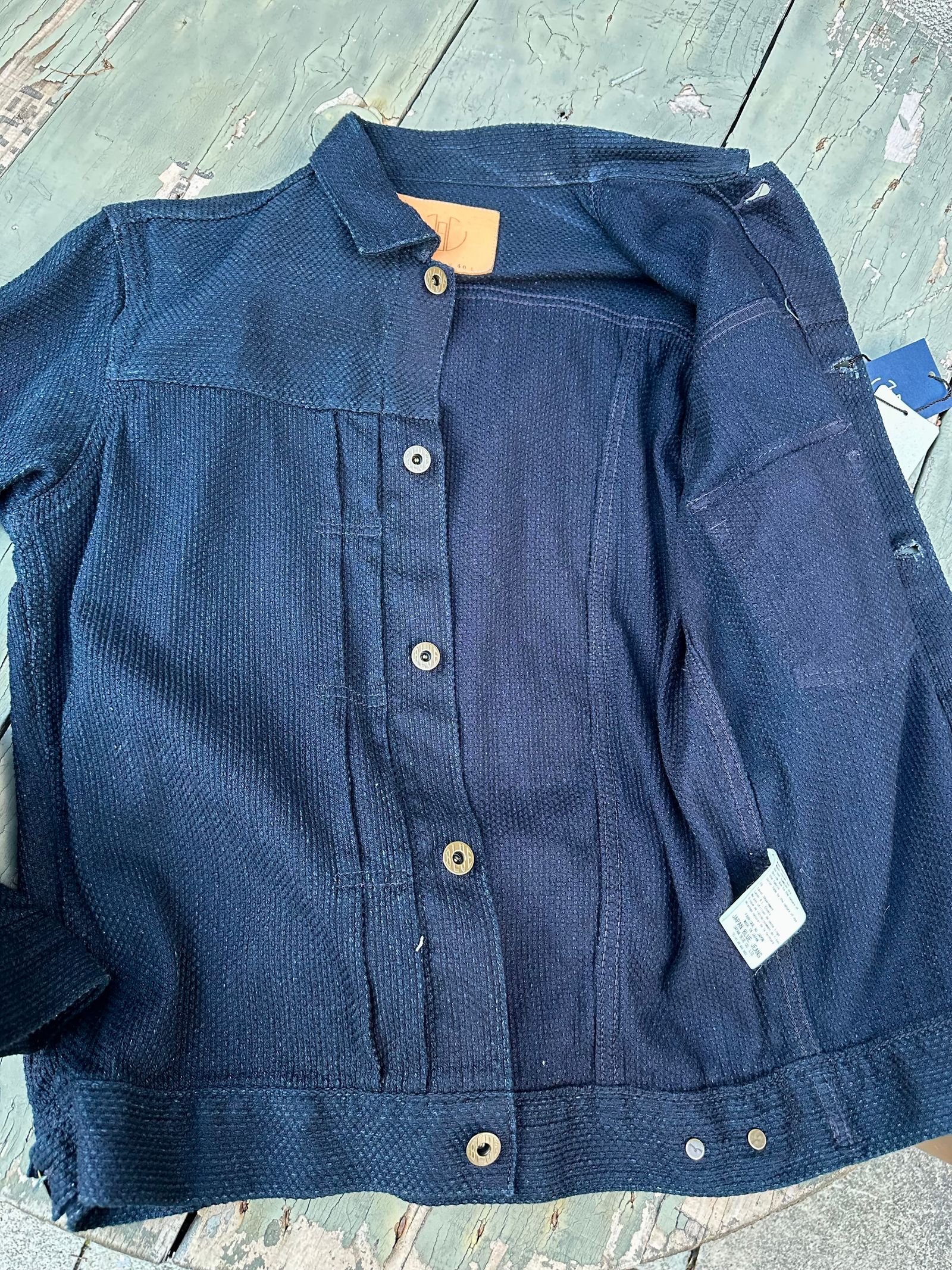 JAPAN BLUE JEANS - Sashiko 1st Type Jacket 11oz / インディゴ刺子