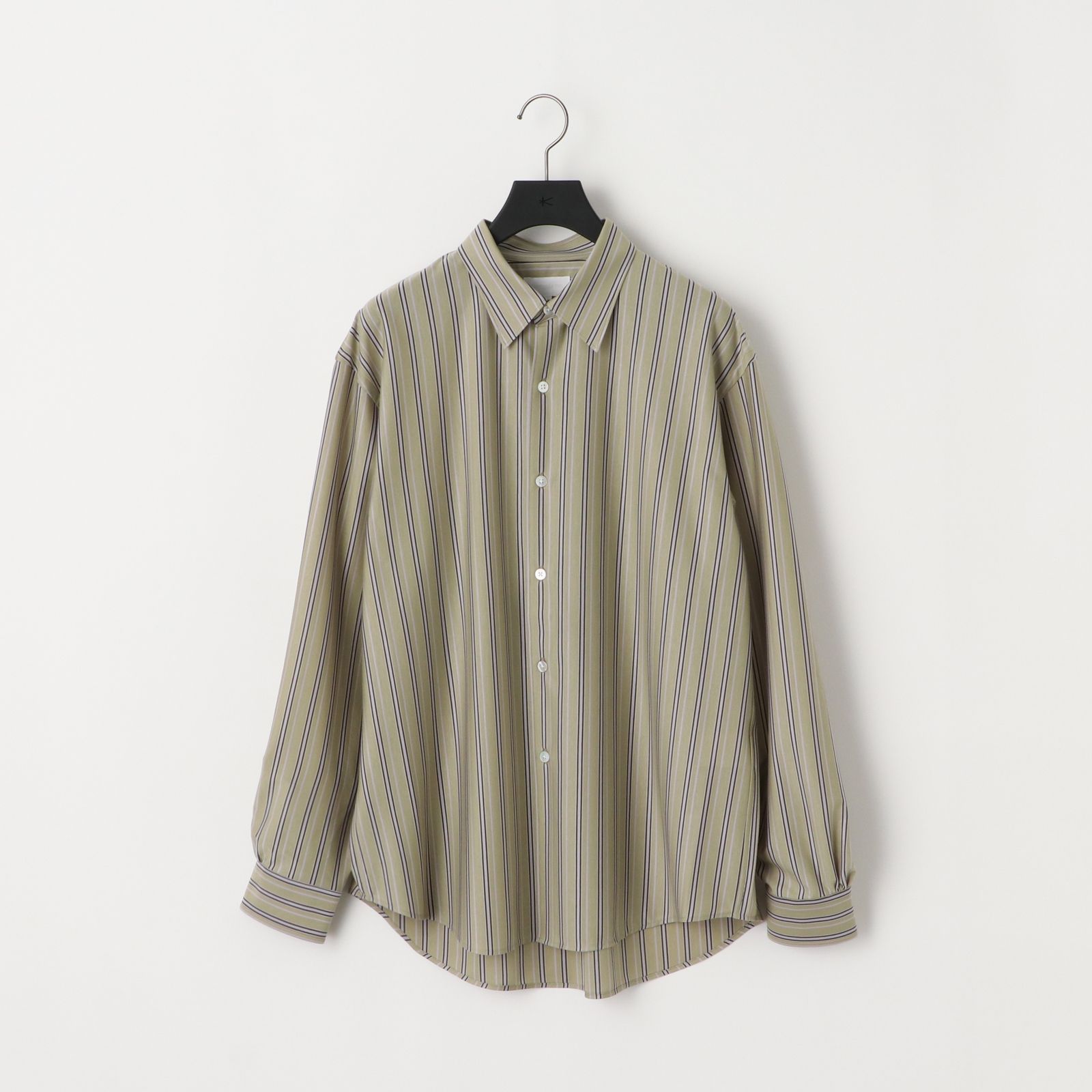 KANEMASA PHIL. - 46G Stripe Atmosphere Shirt（WHITE） | niki
