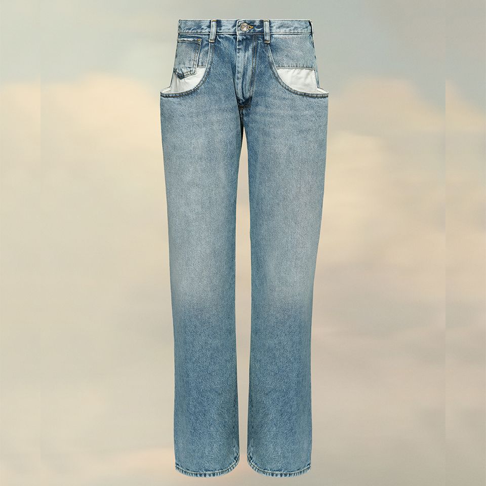 Maison Margiela - ストレートジーンズ コントラストポケット付き | River