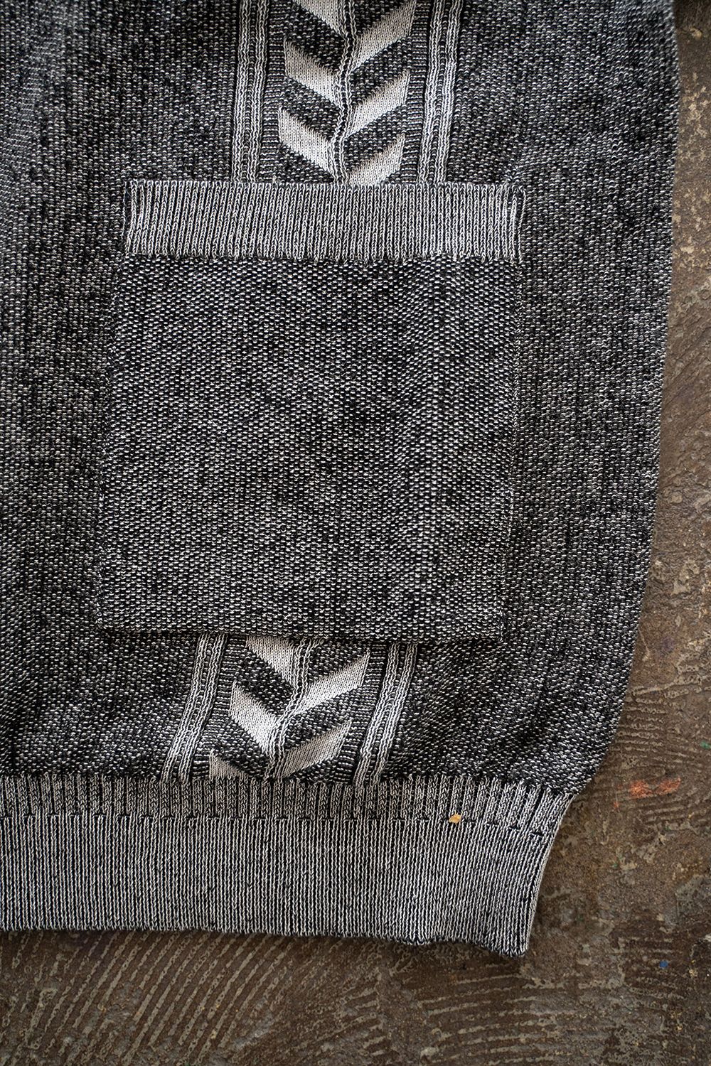 YASHIKI - 【ラスト1点】【25SS】Wadachi Cardigan(MIX GRAY) | Salty