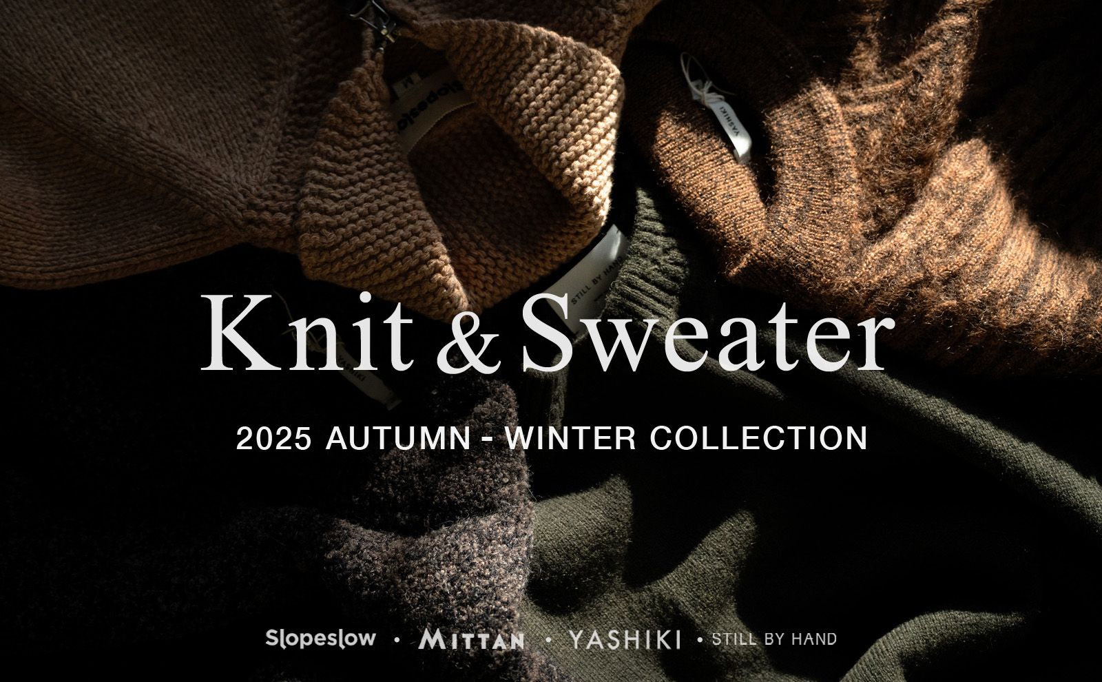 今年を共に過ごすお気に入りの一枚を。【ニット特集2025】YASHIKI