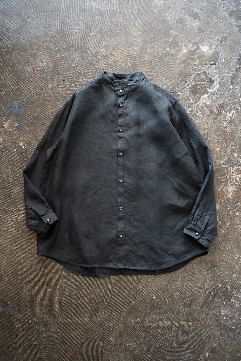 MITTAN - 大麻シャツ 3(墨黒) | Salty