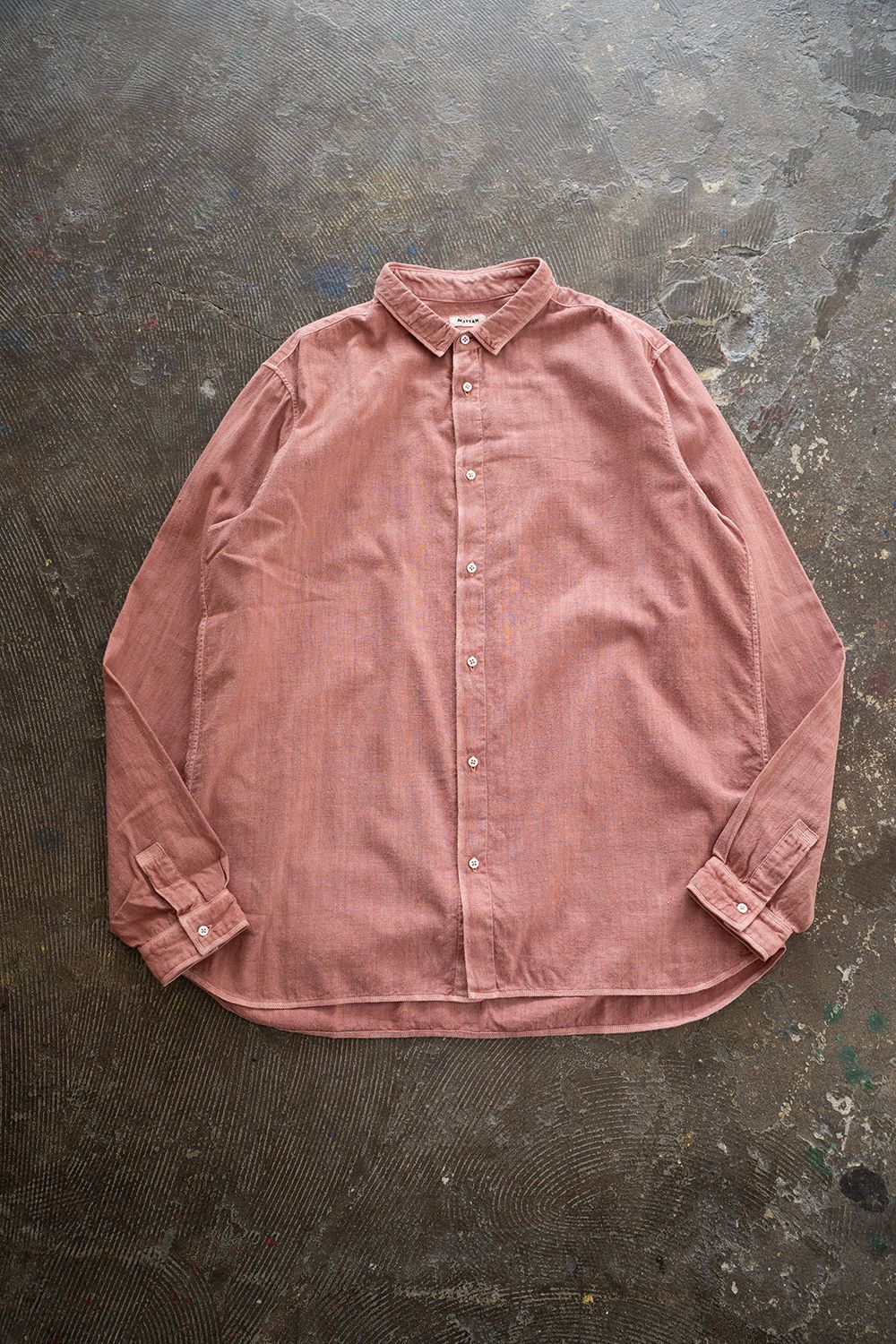 MITTAN - 【ラスト1点】カディシャツ(ベンガラ紅) | Salty