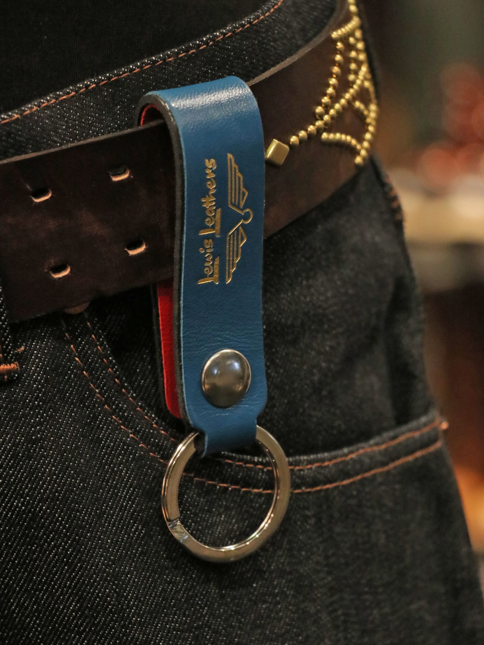 Lewis Leathers - 【即日発送可能】LEWIS LEATHERS BELT LOOP KEYRING