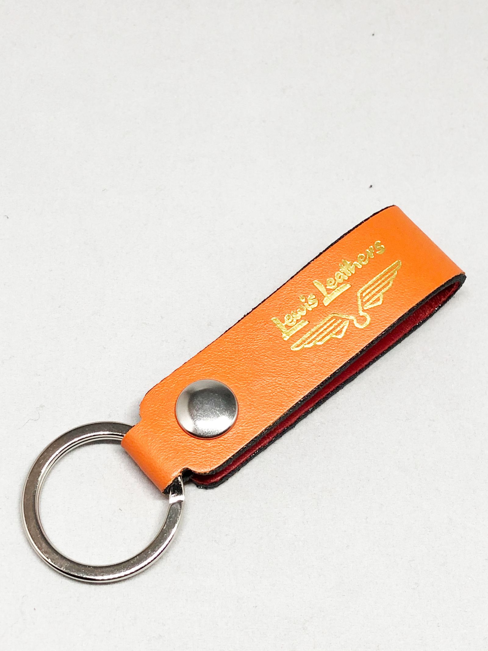 Lewis Leathers - LEWIS LEATHERS BELT LOOP KEYRING MK-1 (ORANGE