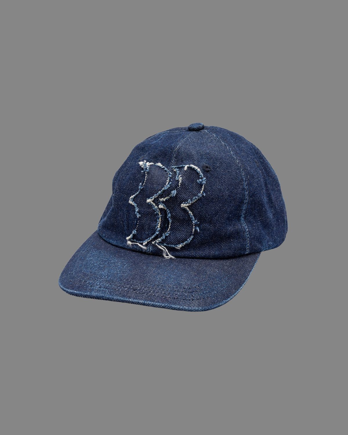 BASICKS - BB Logo Damaged Denim Cap / BBロゴ ダメージキャップ