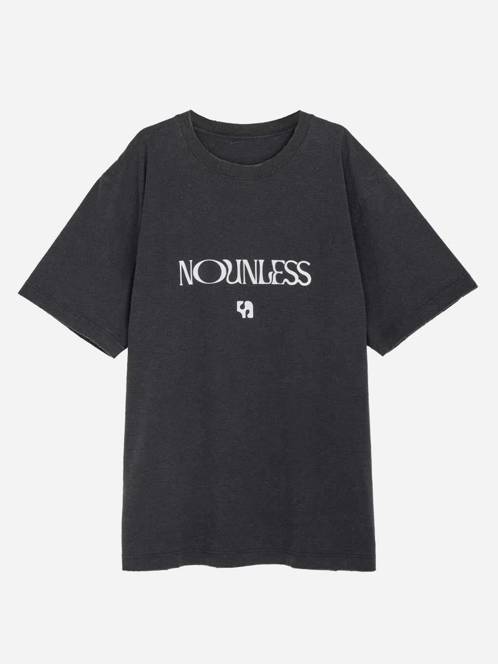 NOUNLESS - NL LOGO MARK OVER TEE / ロゴ オーバーTシャツ (ノワール