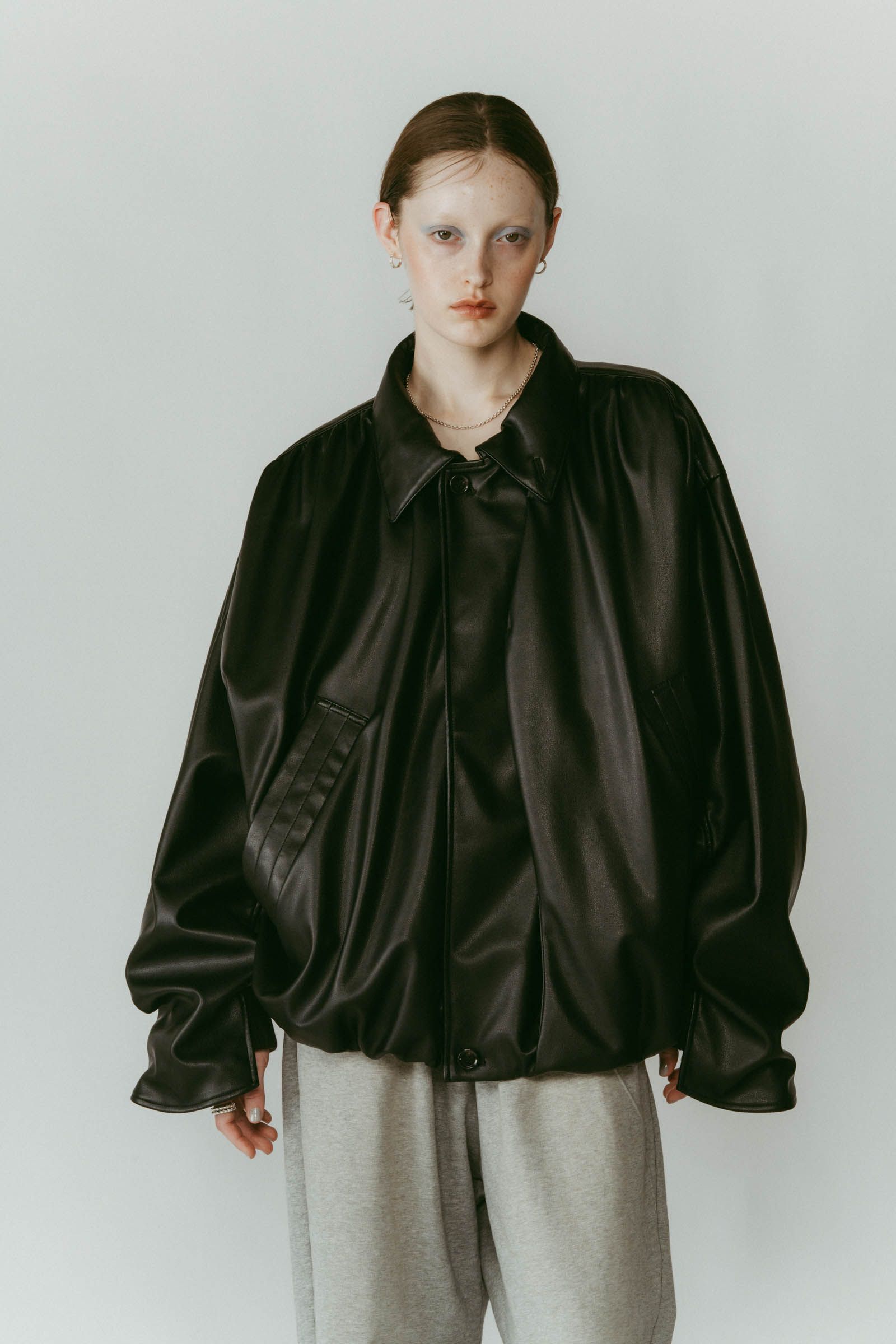 Knuth Marf - voluminous leather jacket(unisex) / ボリュームレザー