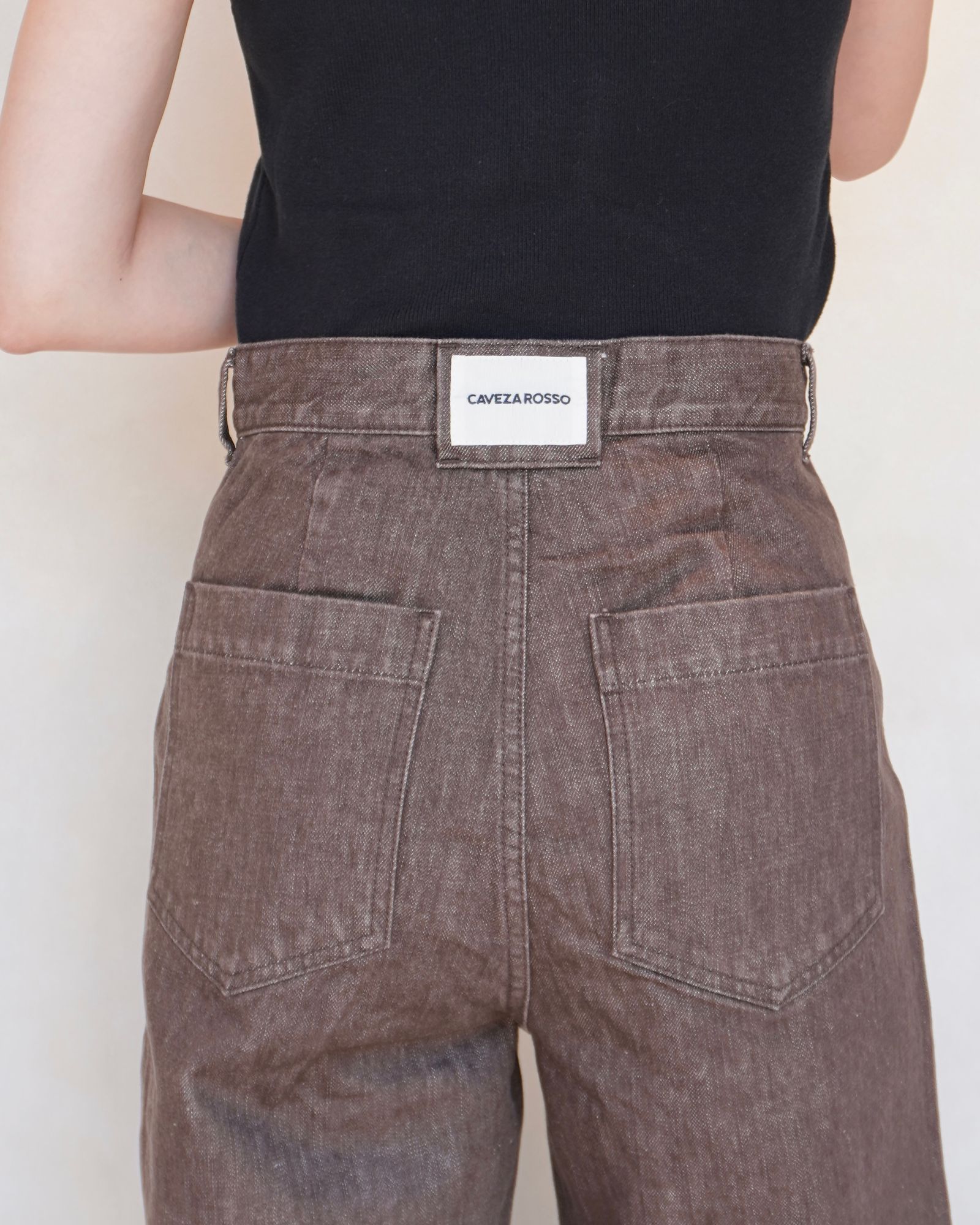 CAVEZA ROSSO - Cindy's denim straight pants / Cindy'sデニム