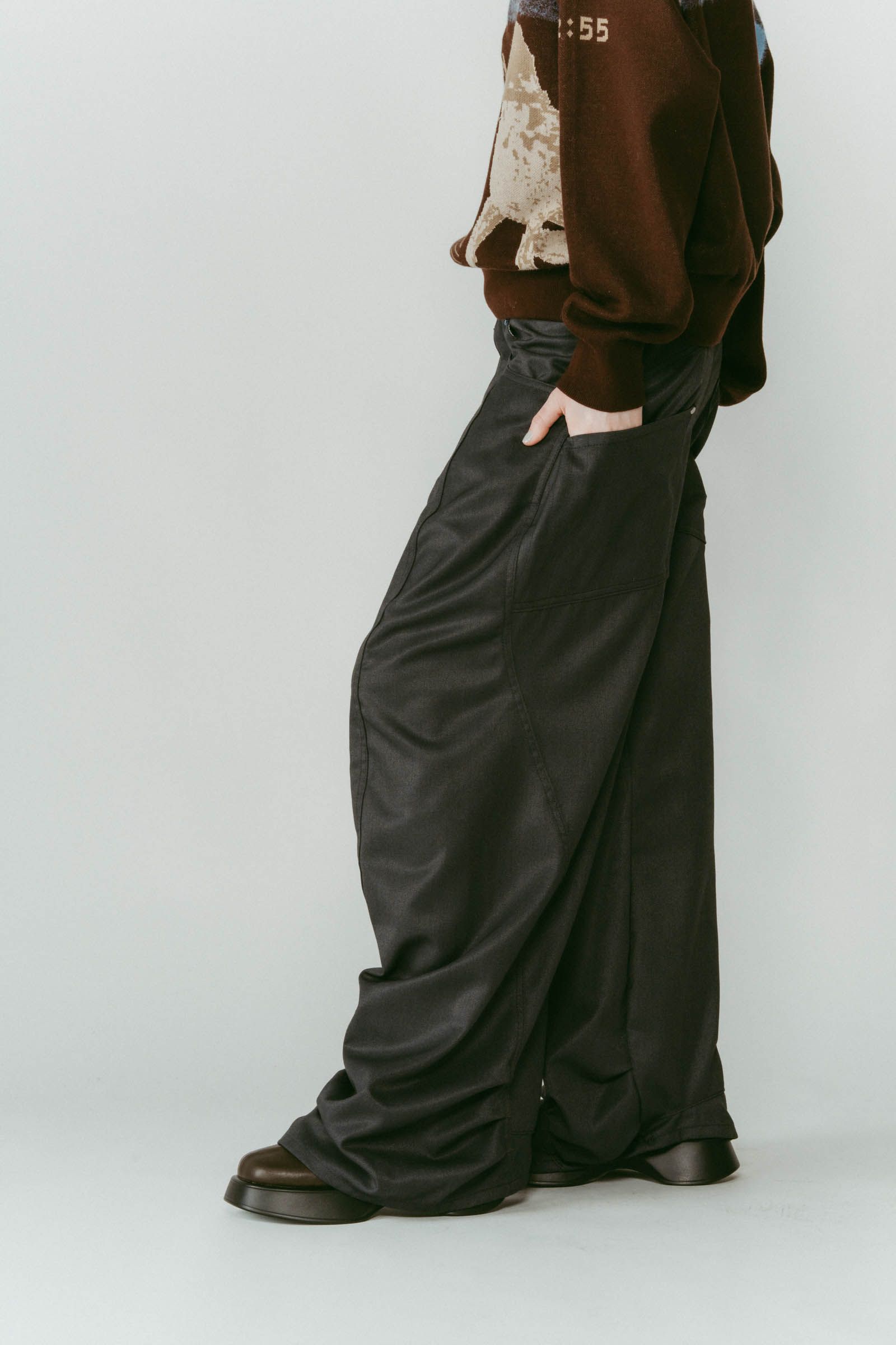 Knuth Marf - tuck design denim pants / タックデザインデニムパンツ