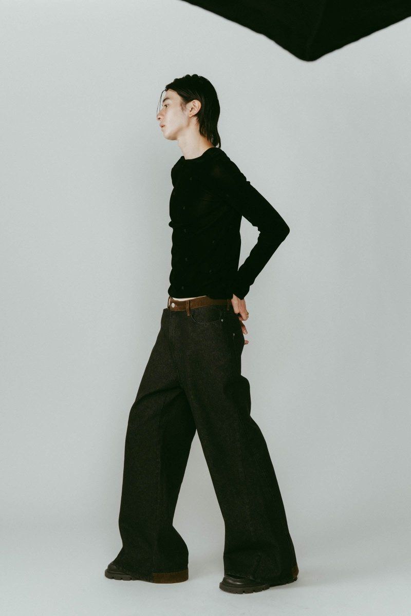 Knuth Marf - denim baggy pants(unisex) / デニムバギーパンツ