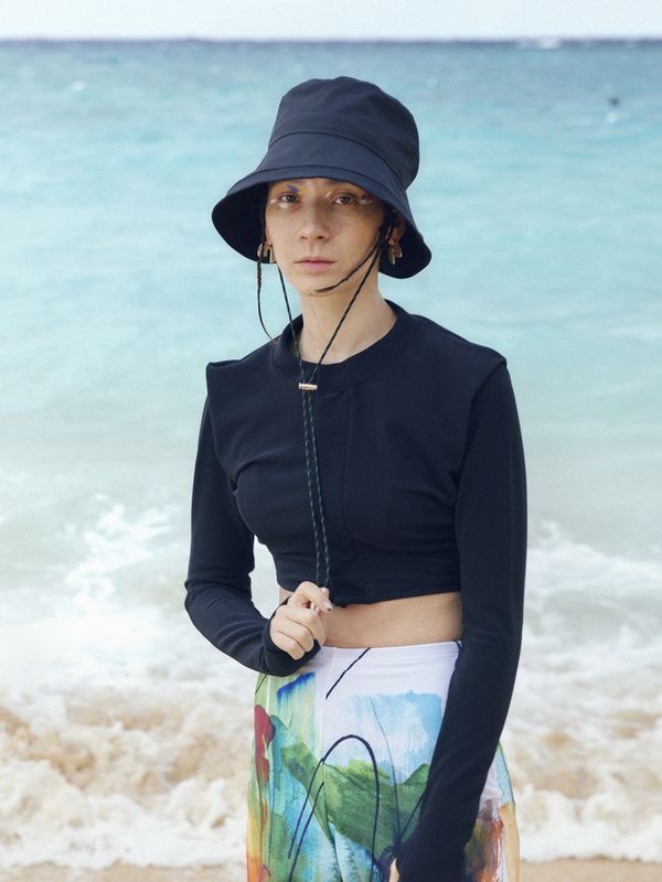 UN3D. - RASHGUARD / ラッシュガード (ブラック) / 水着 / スイム