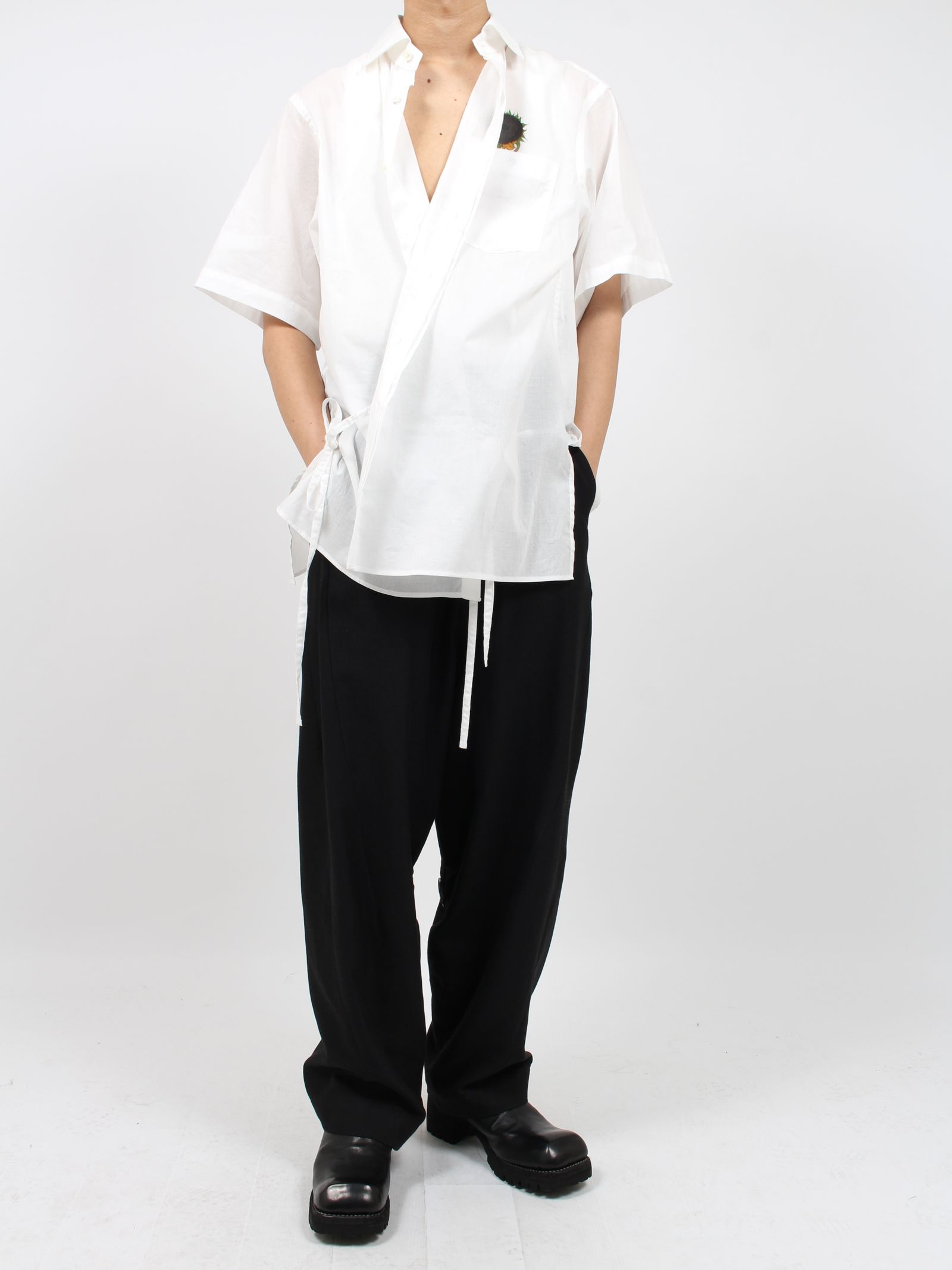 SOSHIOTSUKI - 【24SS】ザ キモノ ブレステッド シャツ / THE KIMONO