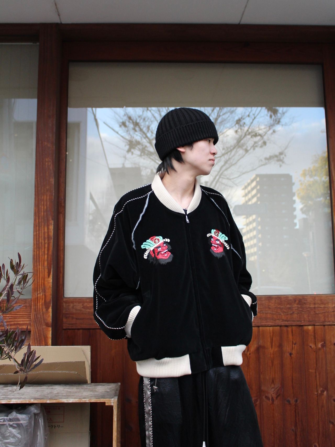 el conductorH - 【25AW】ベルベット ヤマキング エンブロイド