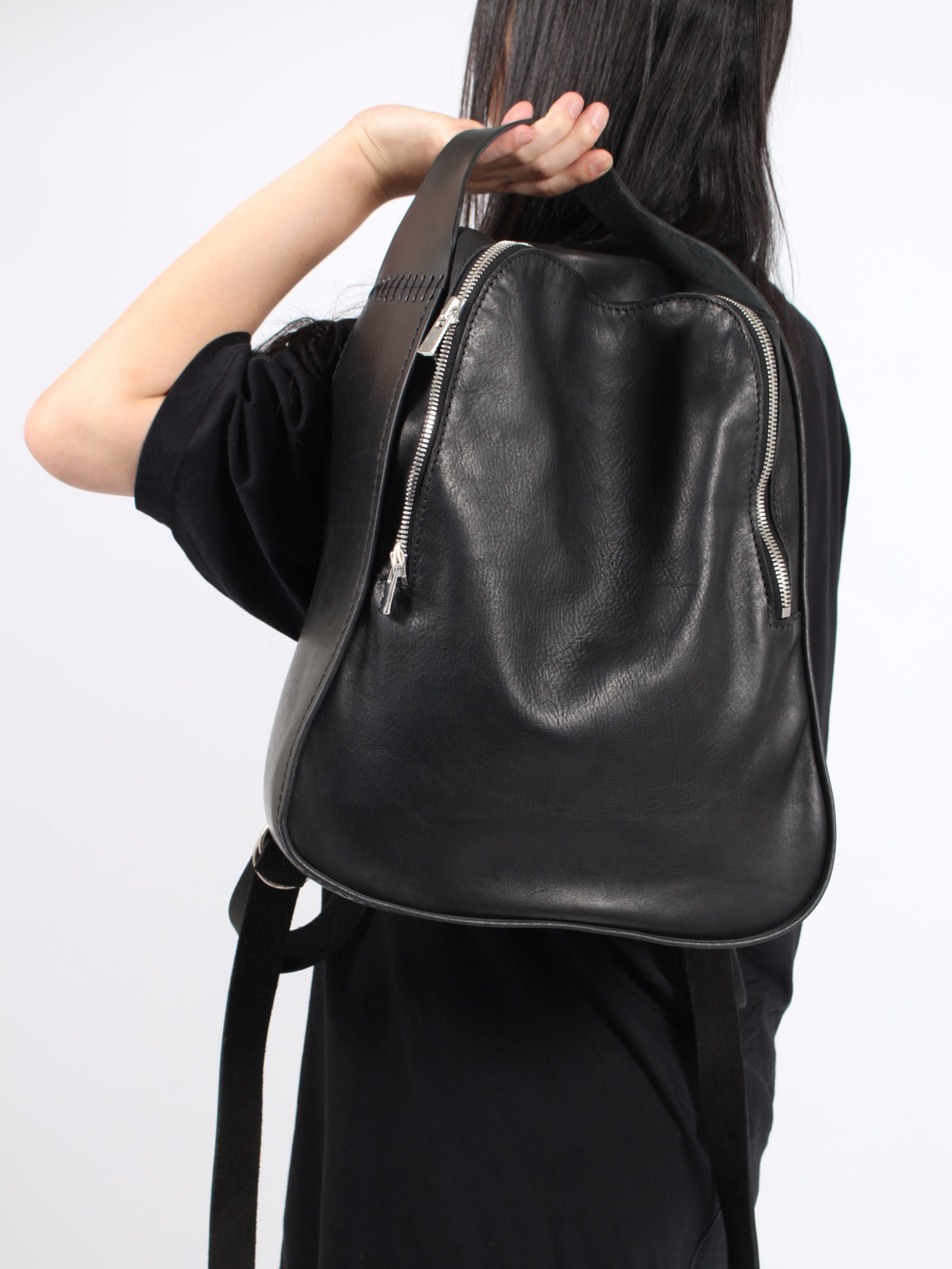 GUIDI - 【RD03】馬革 ソフトホース レザー バックパック リュック 鞄