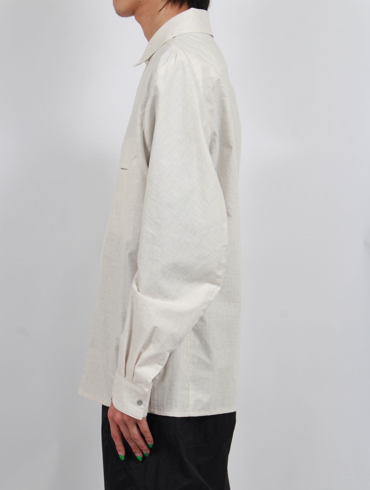 OPPOSE DUALITY - 【25SS】パネル シャツ / Panel Shirts / ホワイト