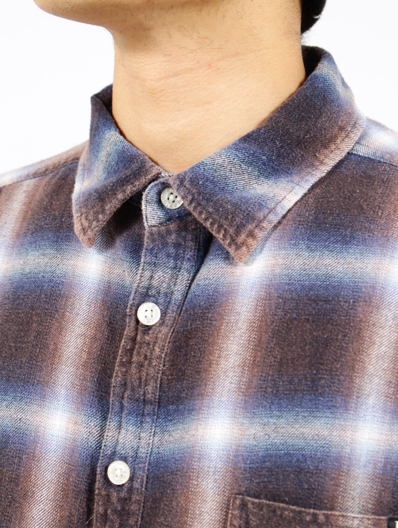 KAMIYA - 【25SS】ブリーチド チェック シャツ / BLEACHED CHECK