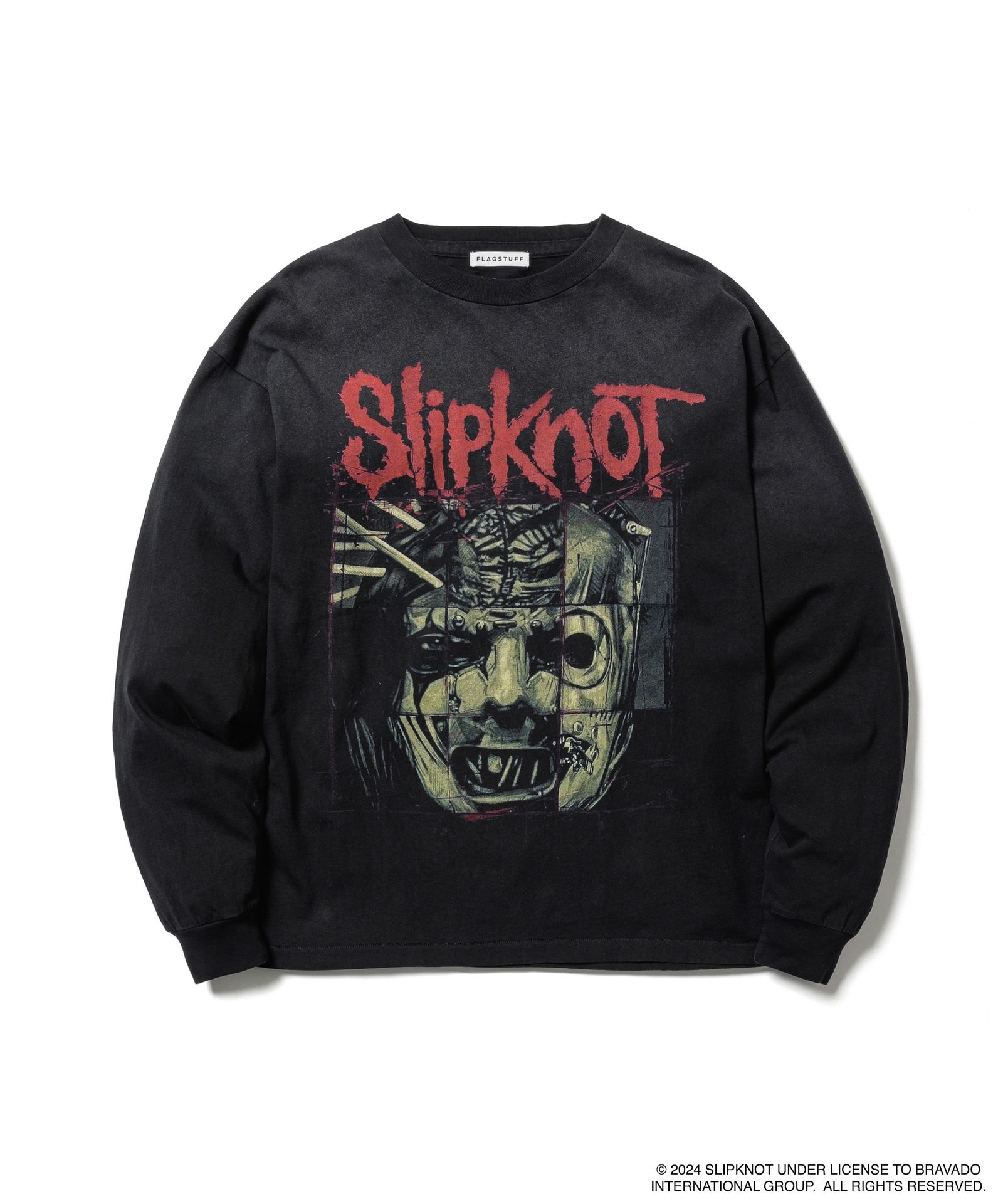 FLAGSTUFF - Slipknot LS TEE④ / BLACK / Slipknotコラボティー