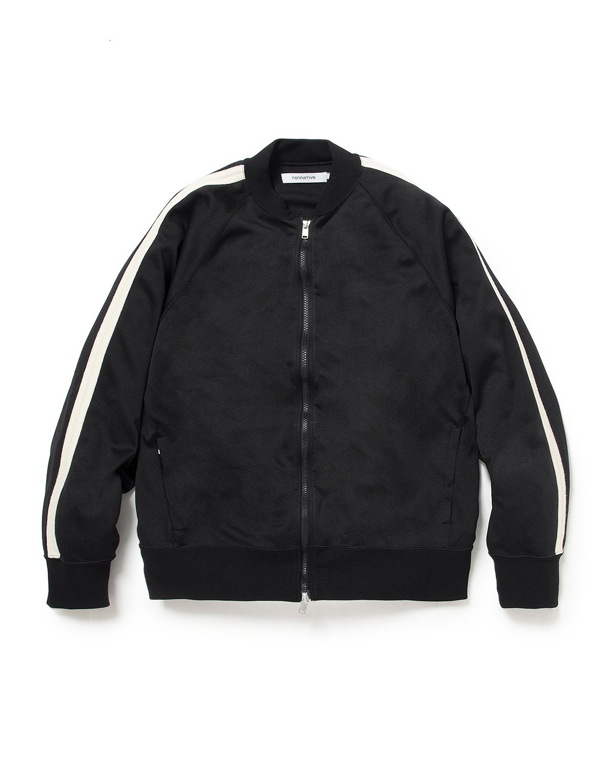 nonnative - COACH FULL ZIP BLOUSON POLY JERSEY / BLACK | Stripe