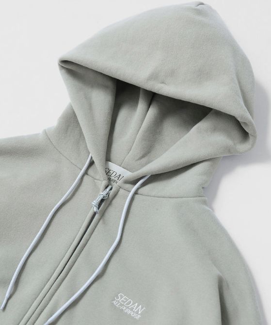 SEDAN ALL-PURPOSE - OG LOGO FULL ZIP HOODIE / BLACK | Stripe