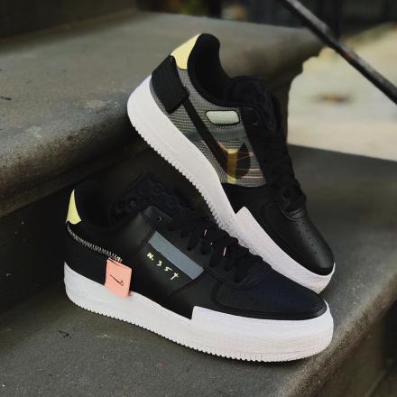 国内販売中/8月20日発売予定】ナイキ エアフォース 1 タイプ ブラック