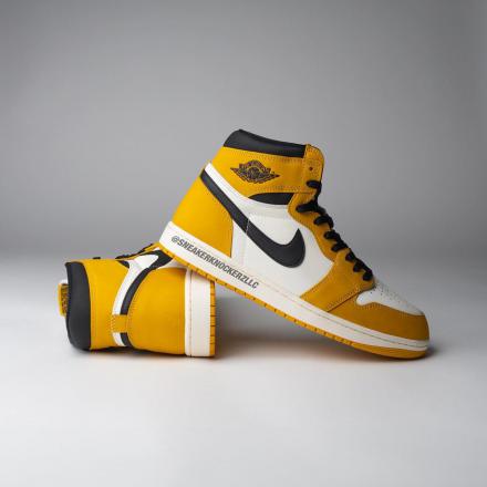 国内12月27日発売予定】ナイキ エアジョーダン 1 ハイ OG イエロー