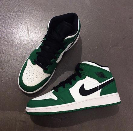 国内販売中】 ナイキ ウィメンズ エアジョーダン1 ミッド パイン