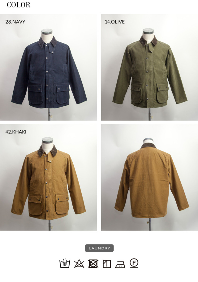 FOB FACTORY FOBファクトリー ライディングジャケット モールスキン