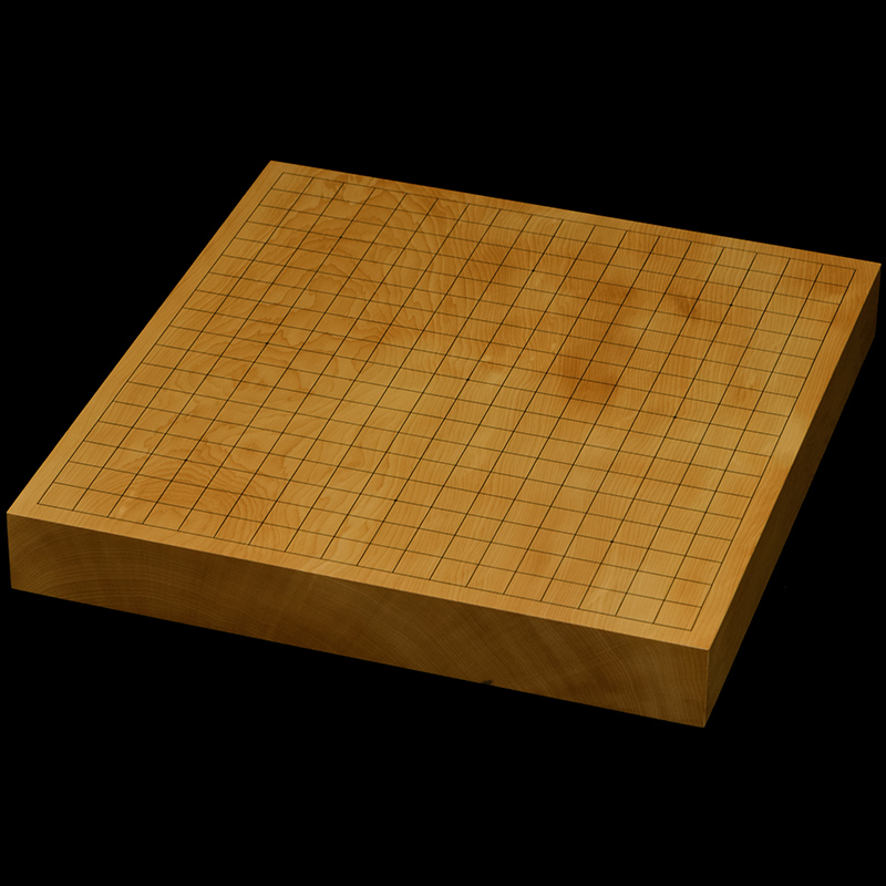 本榧卓上碁盤 1寸8分（一枚板・木表） gb10186 | 前川榧碁盤店